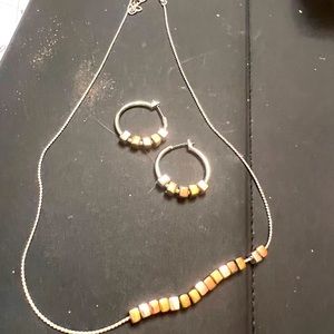 Lia Sophia necklace and earrings